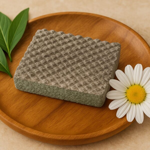 "Premium Natural Stone Foot Scrubber – Ayurvedic Pedicure Exfoliator for Cracked Heels & Dead Skin Removal – Herbal Spa Tool". - Image 4
